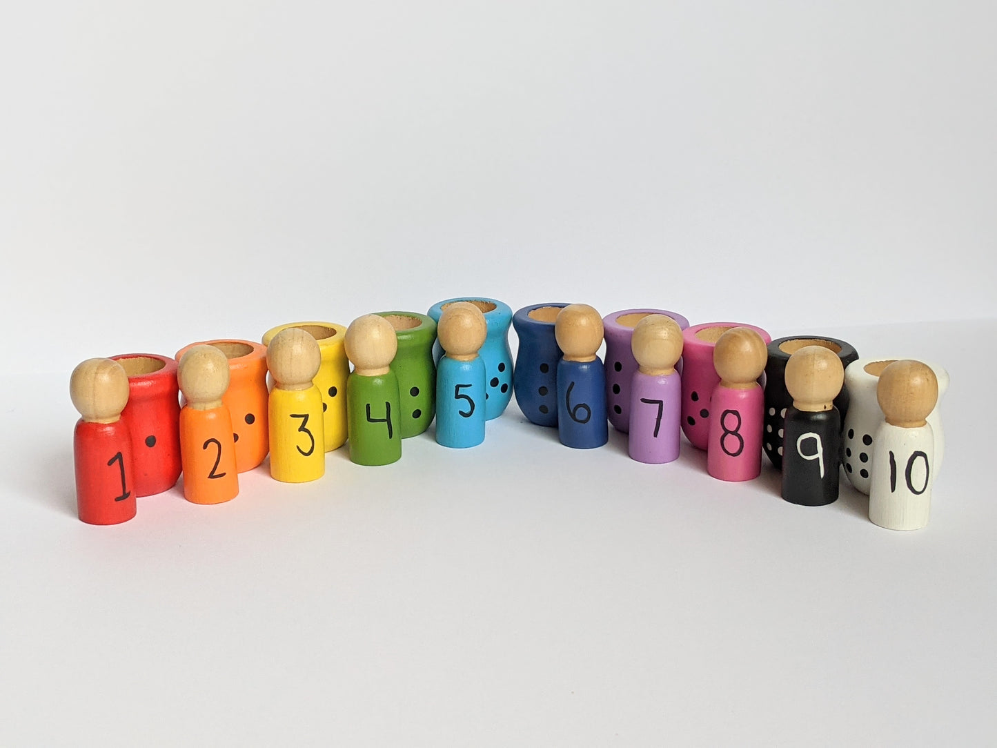 Rainbow Number & Colour Sorting Set
